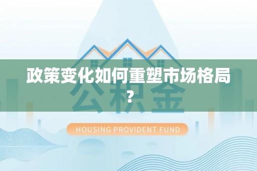 江门政策变化如何重塑市场格局？
